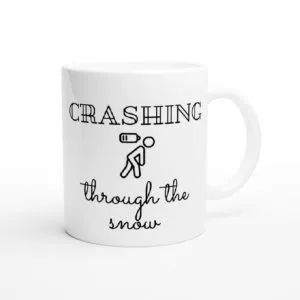 „Crashing through the snow“ Tasse