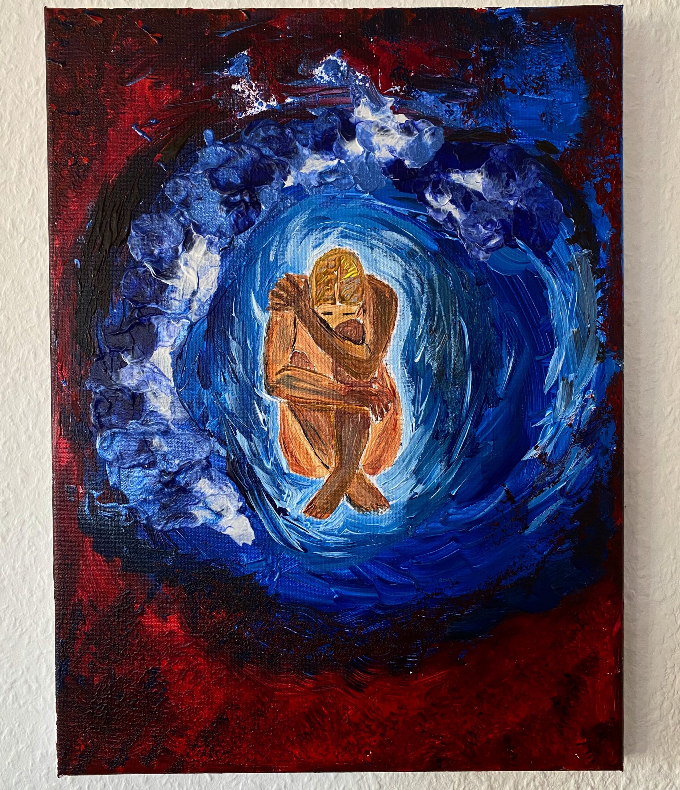 Acrylgemälde „Inside the Crash“