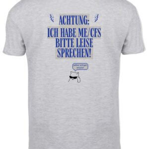 T-Shirt “Achtung: Ich habe ME/CFS”